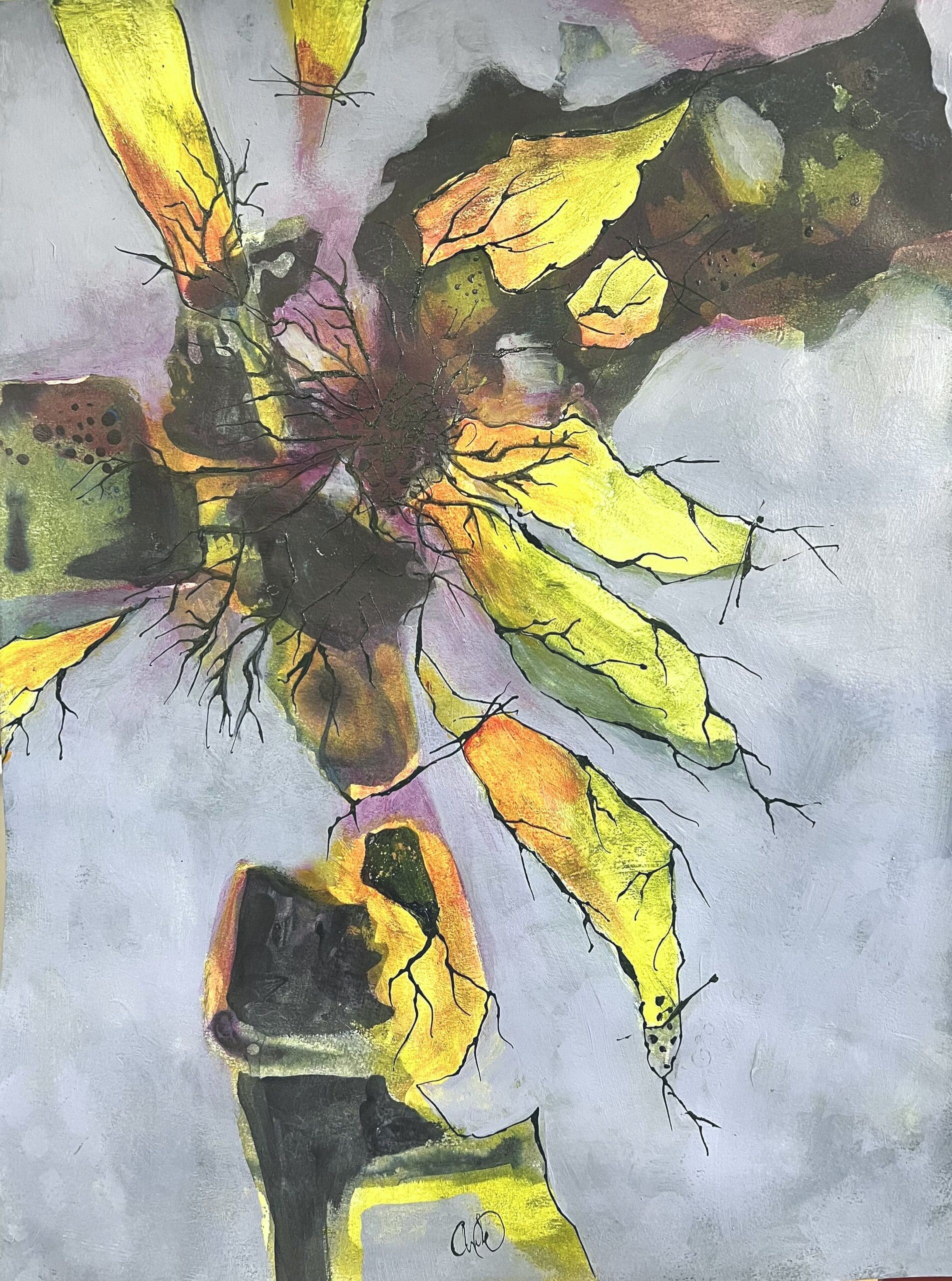 Where Light Takes Root  14x18x2 gallery-wrap board